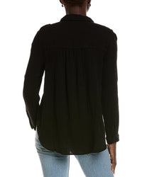 Bella Dahl Rounded Hem Button Down Shirt