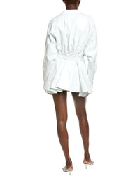 Norma Kamali Super Oversized Boyfriend Shirtdress