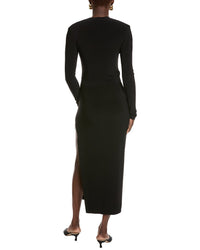 Norma Kamali Deep U-Neck Gown