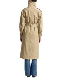 Avec Les Filles Avec Les Filles Funnel Neck Slouchy Trench Coat