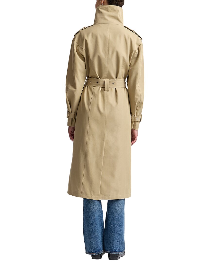 Avec Les Filles Avec Les Filles Funnel Neck Slouchy Trench Coat