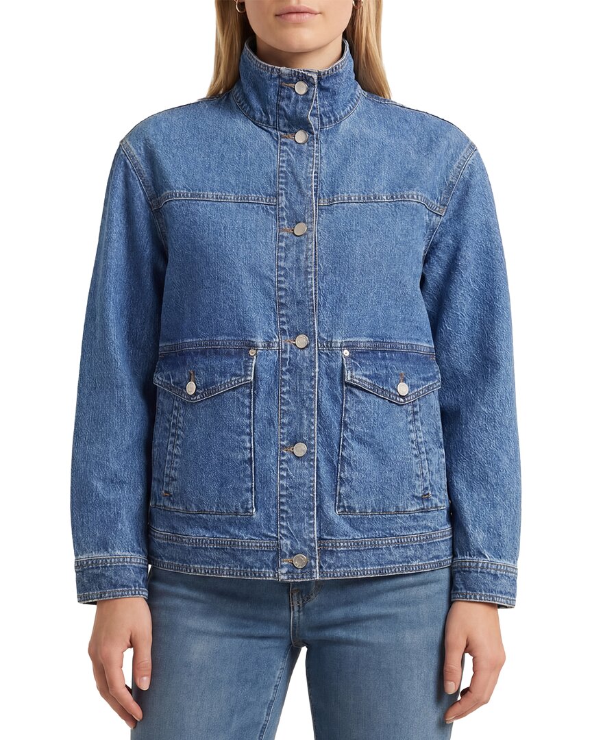 Avec Les Filles Avec Les Filles Chore Jacket With Back Pleats
