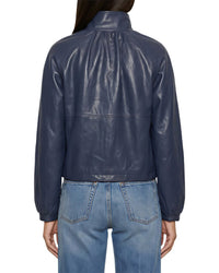 Avec Les Filles Avec Les Filles High Funnel Neck Balloon Bomber Jacket