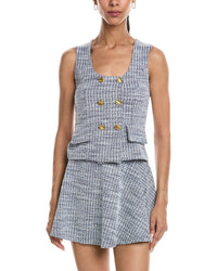Abbey Tweed Vest Top