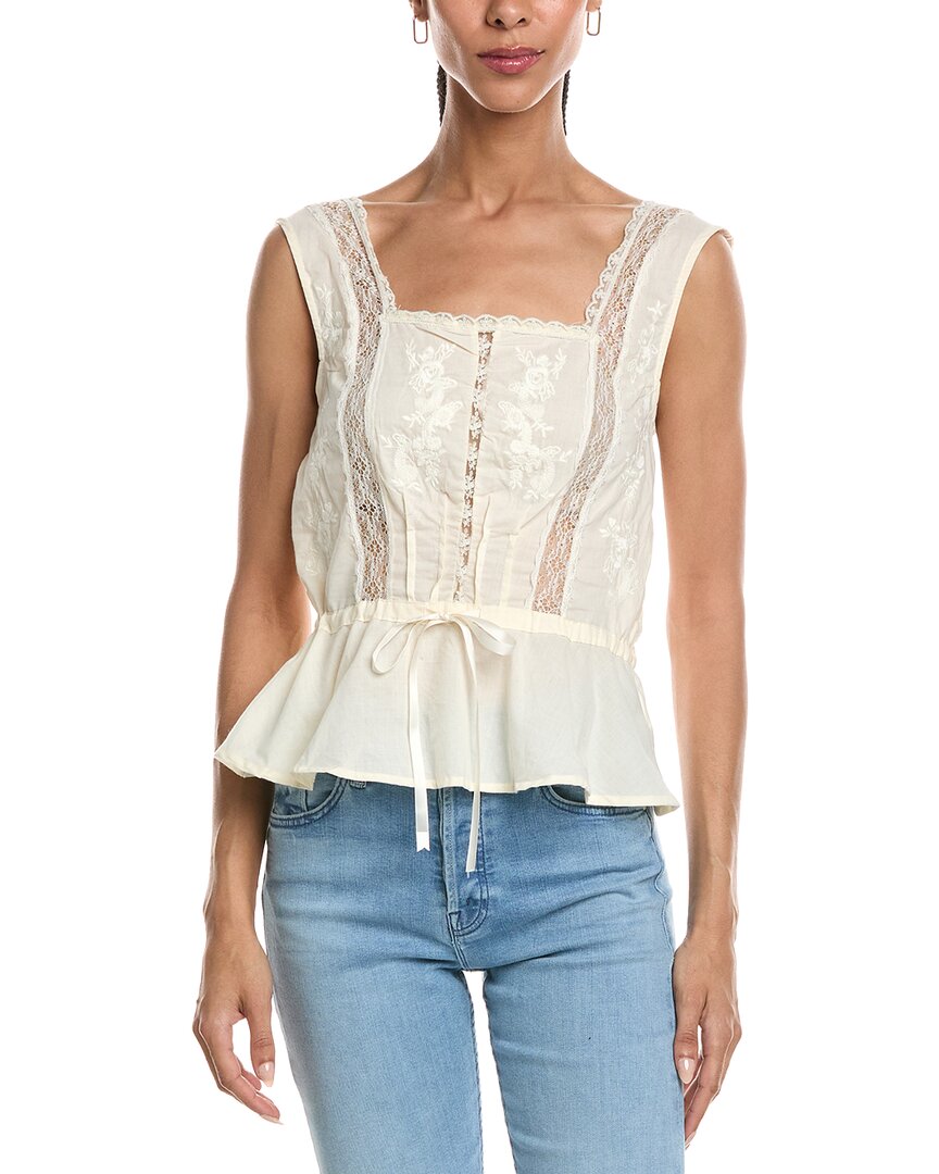Abbey Sleeveless Peplum Top