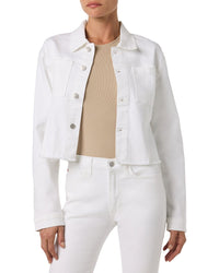 Hudson Jeans Micro Cropped Denim Jacket