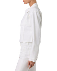 Hudson Jeans Micro Cropped Denim Jacket