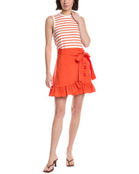 Cinq À Sept Stripe Mahlia Mini Dress