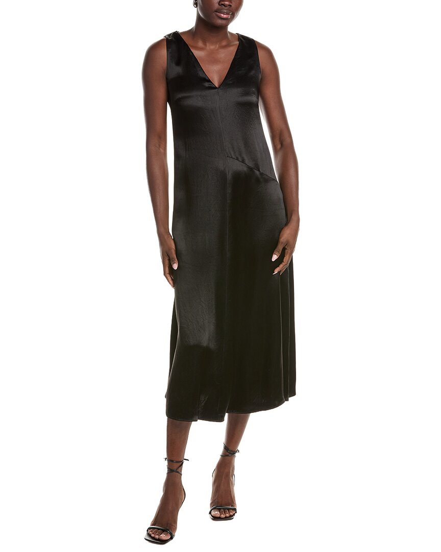 Weekend Max Mara Cima Crushed Satin Midi Dress