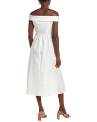Weekend Max Mara Prost Off-The-Shoulder Midi Dress
