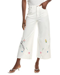 Weekend Max Mara Lord Denim Wide Leg Pant