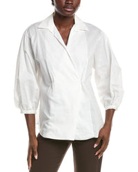 Weekend Max Mara Ceci Silk-Blend Wrap Top