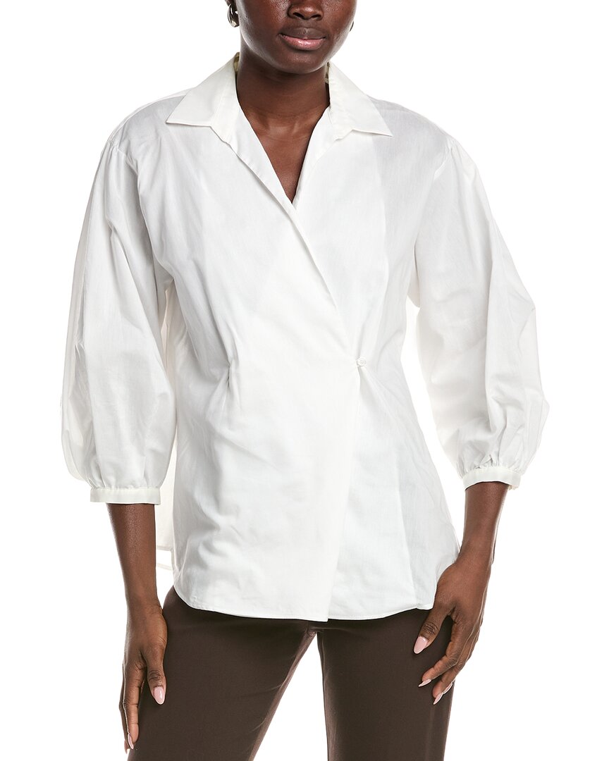 Weekend Max Mara Ceci Silk-Blend Wrap Top