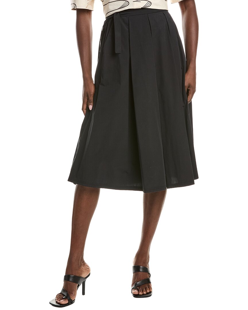 Weekend Max Mara Folk Pleated Midi Skirt