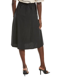 Weekend Max Mara Folk Pleated Midi Skirt
