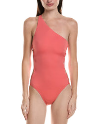 Norma Kamali One Shoulder X One-Piece