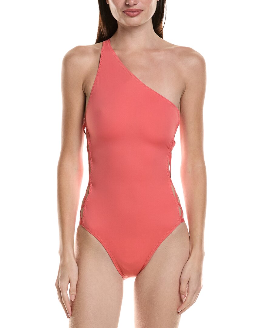 Norma Kamali One Shoulder X One-Piece