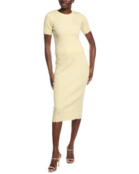 Anna Kay Soyka 2Pc Crop Top & Midi Skirt Set