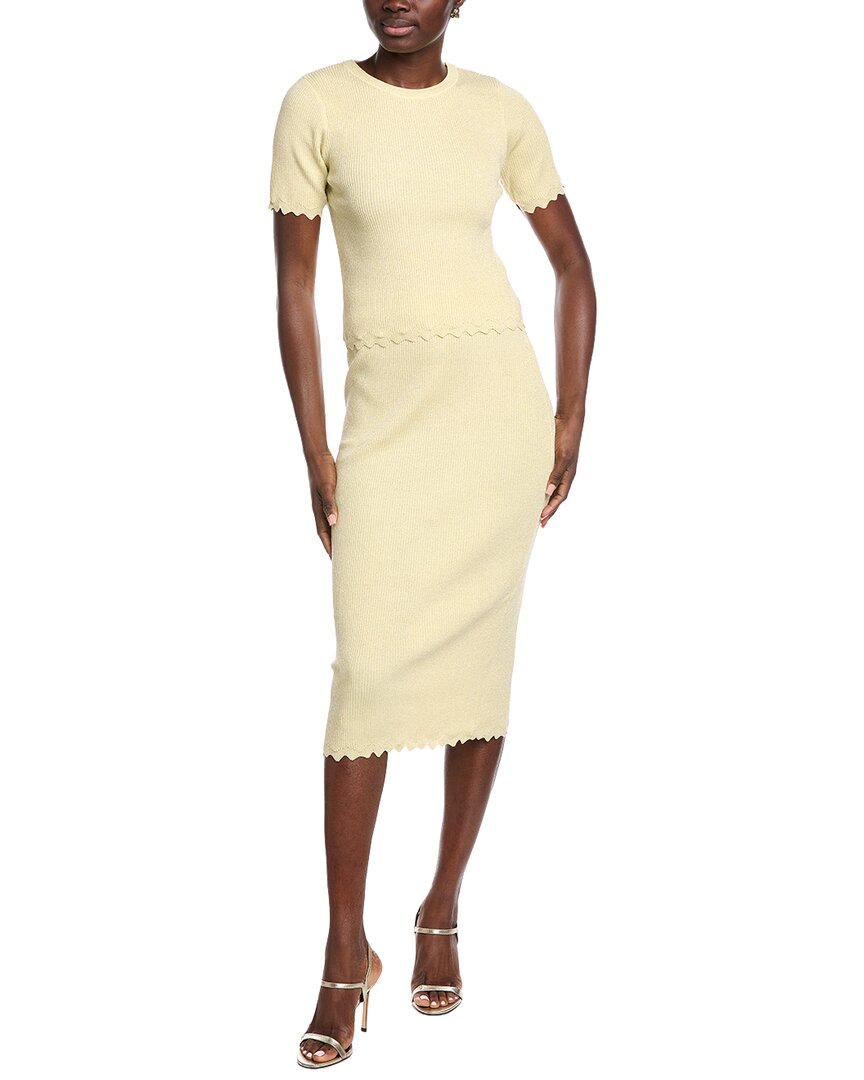 Anna Kay Soyka 2Pc Crop Top & Midi Skirt Set