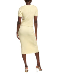 Anna Kay Soyka 2Pc Crop Top & Midi Skirt Set