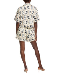Anna Kay Rumper Cafornian 2Pc Button Front Top And Short Set