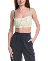 Alexis Nora Linen-Blend Top