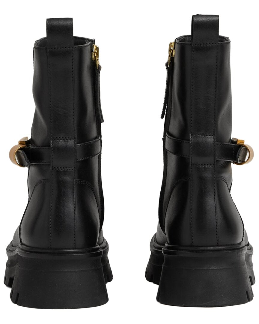 Reiss Elena Leather Boot