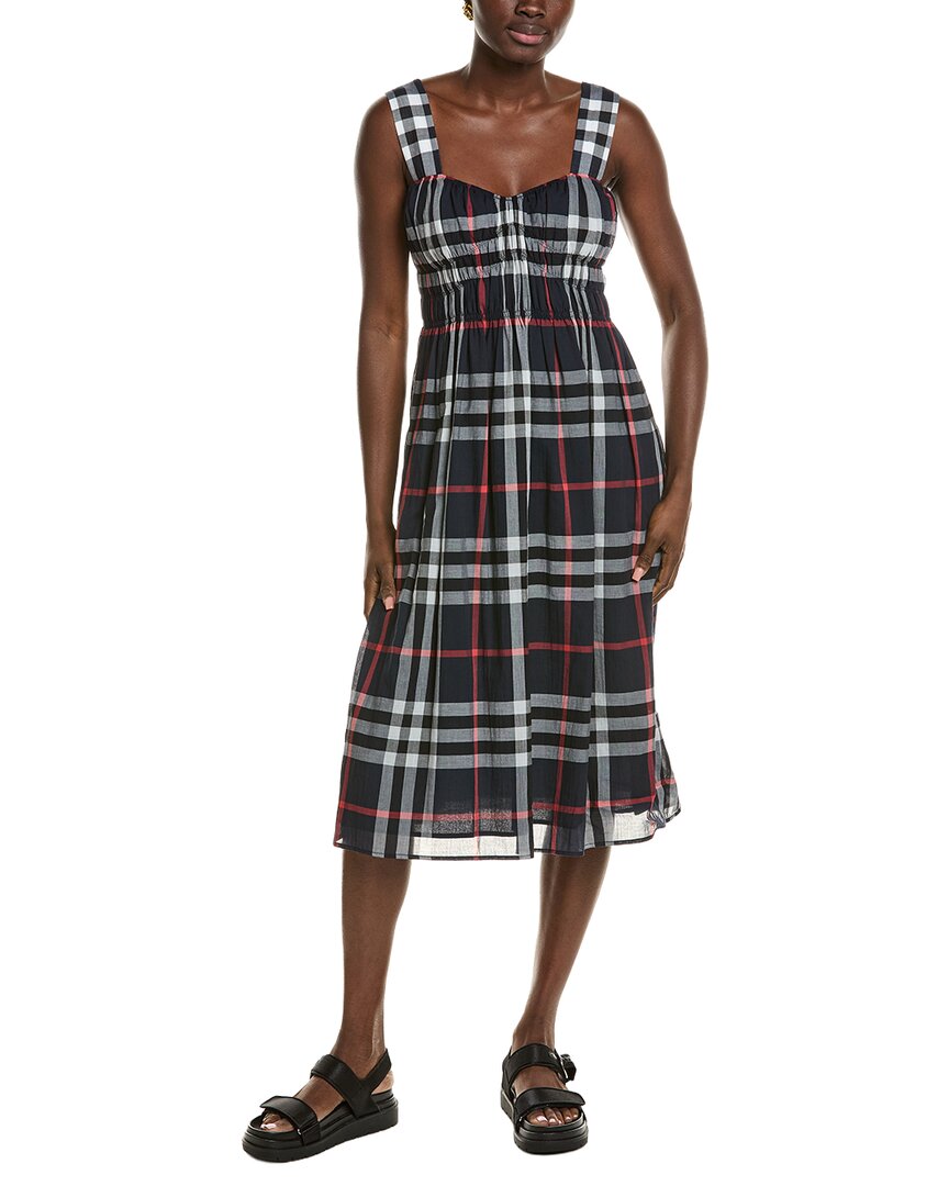Burberry Check Midi Dress