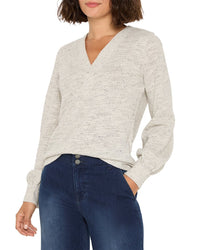 Nic+Zoe Downtown Sparkle Nep Knit Top