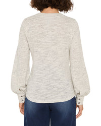 Nic+Zoe Downtown Sparkle Nep Knit Top