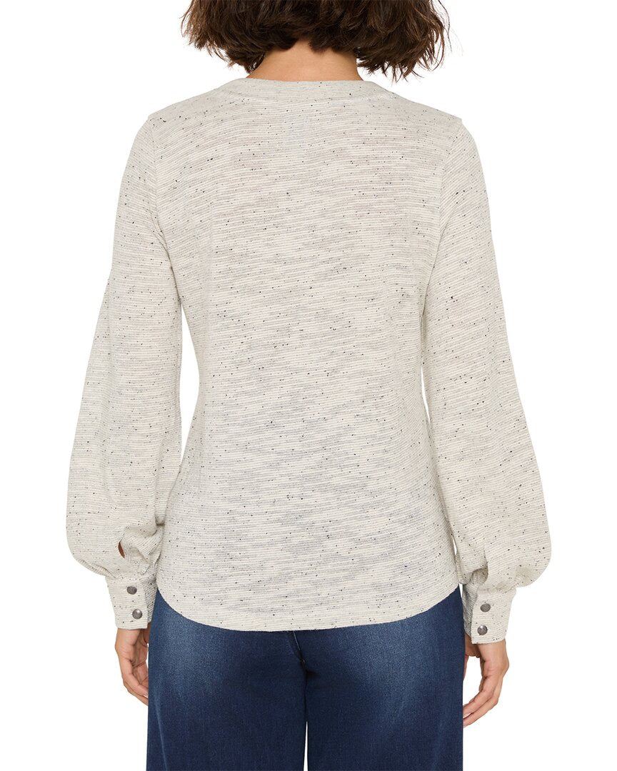 Nic+Zoe Downtown Sparkle Nep Knit Top
