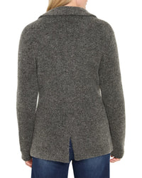 Nic+Zoe Brushed Double Knit Wool & Alpaca-Blend Blazer