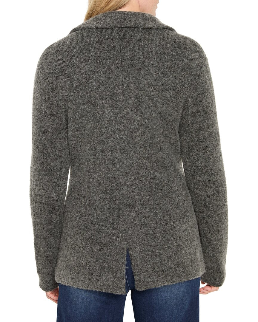 Nic+Zoe Brushed Double Knit Wool & Alpaca-Blend Blazer