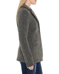 Nic+Zoe Brushed Double Knit Wool & Alpaca-Blend Blazer