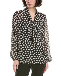 Tahari Asl Puff Sleeve Blouse
