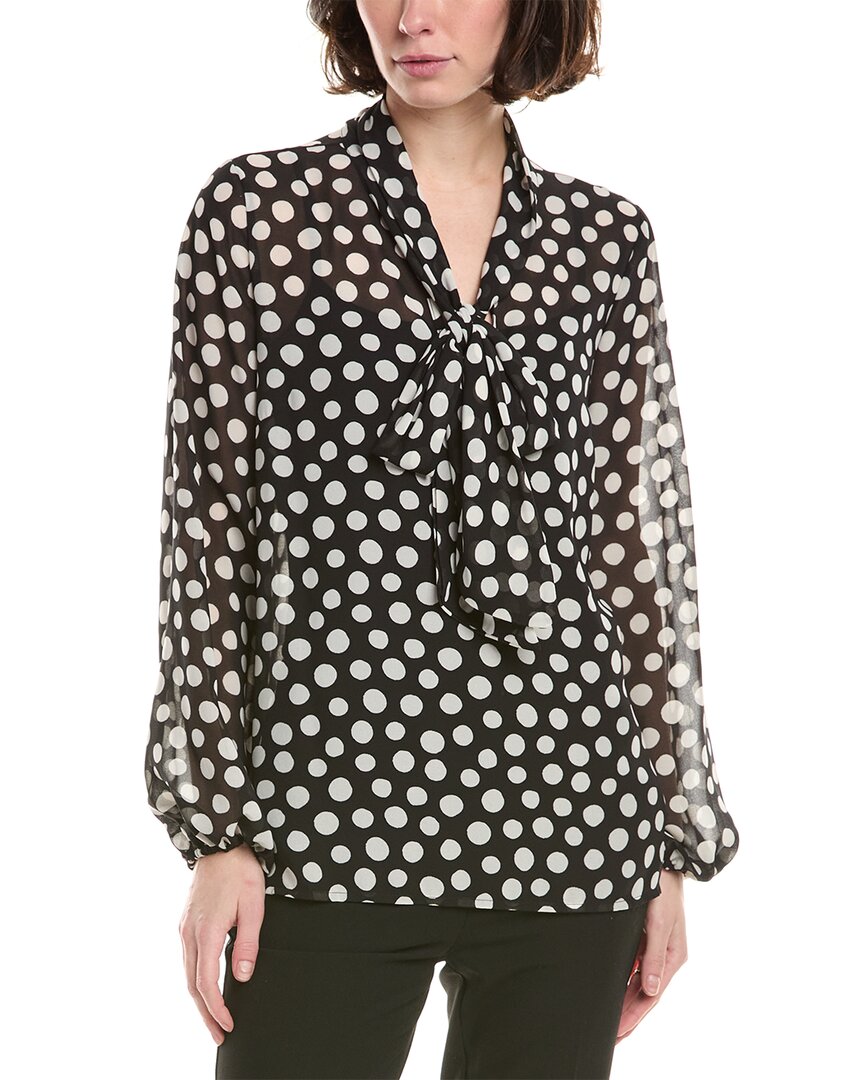 Tahari Asl Puff Sleeve Blouse