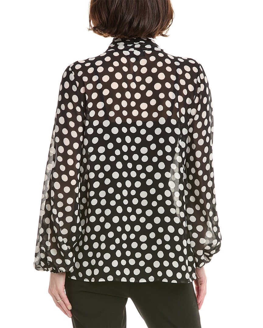 Tahari Asl Puff Sleeve Blouse