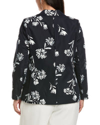 Tahari Asl Plus Sateen Blazer