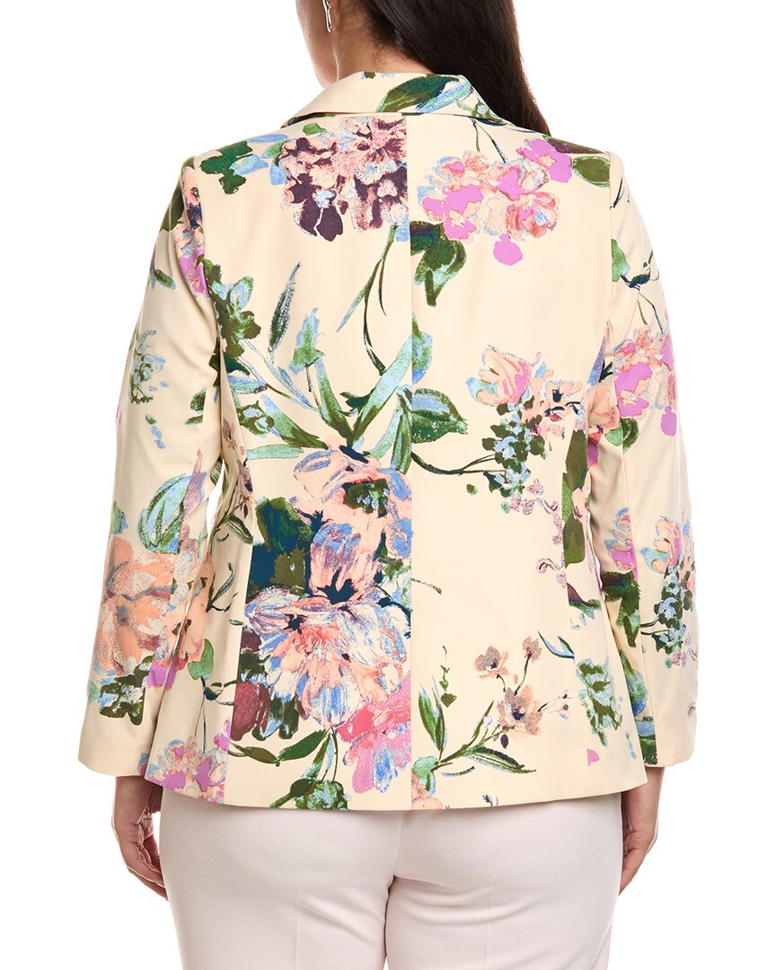Tahari ASL Tahari Asl Plus Sateen Blazer