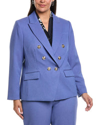 Tahari ASL Tahari Asl Plus Twill Blazer