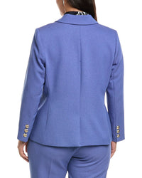 Tahari ASL Tahari Asl Plus Twill Blazer