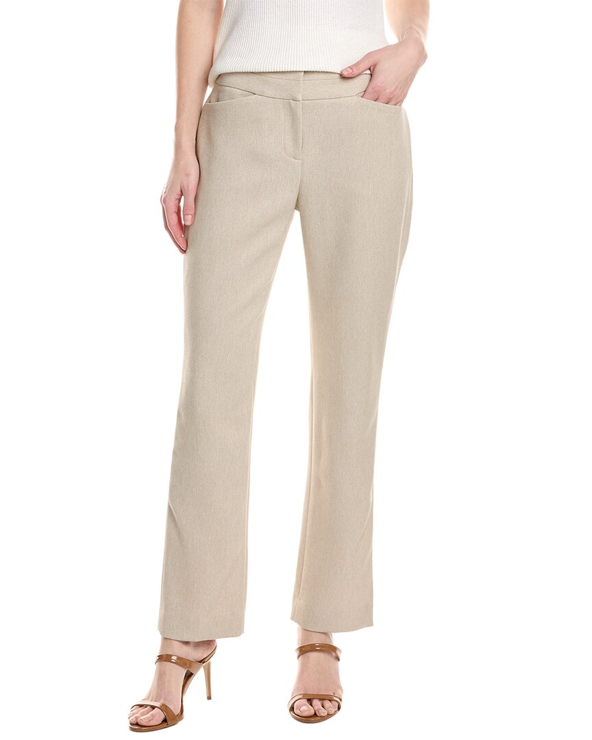 Tahari Asl Petite Twill Pant