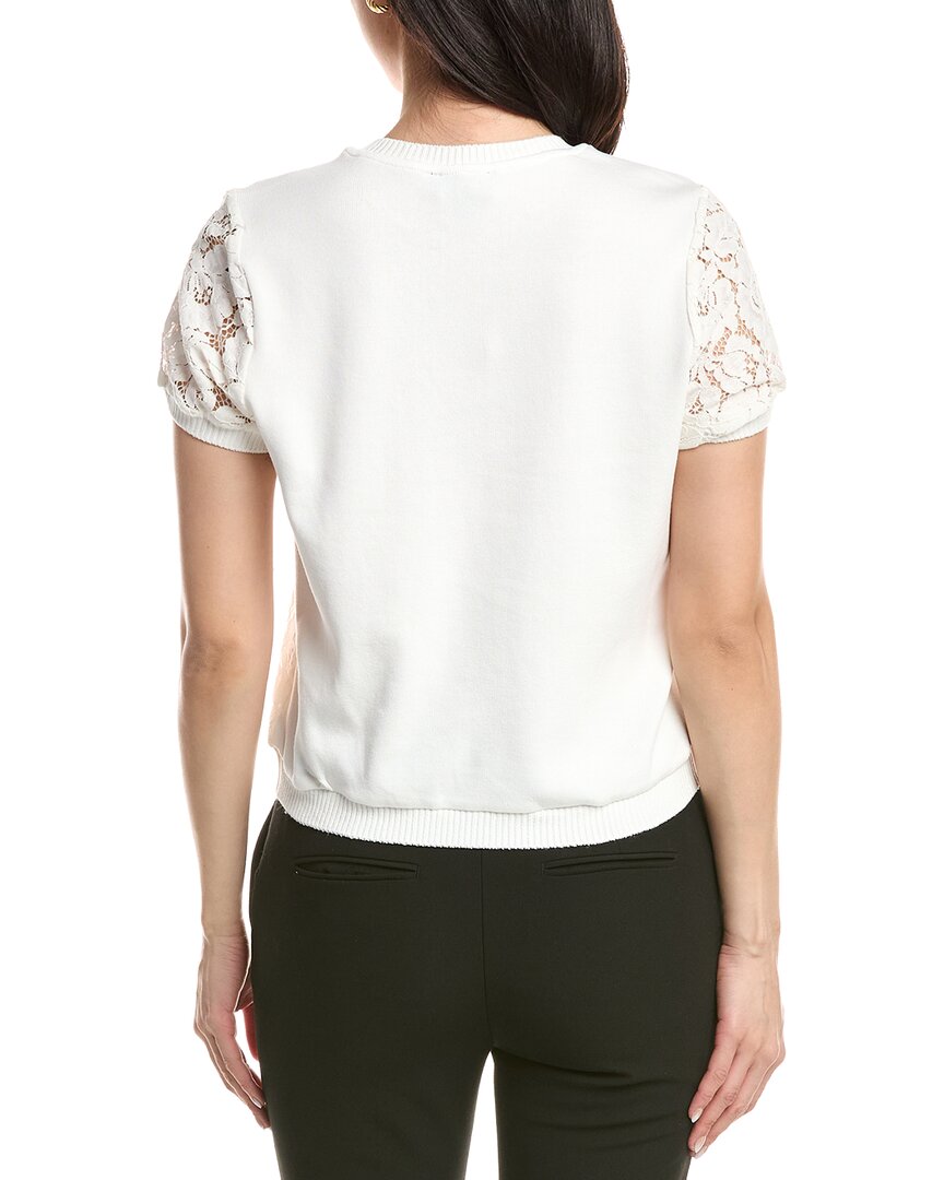 Tahari Asl Petite Lace Sweater