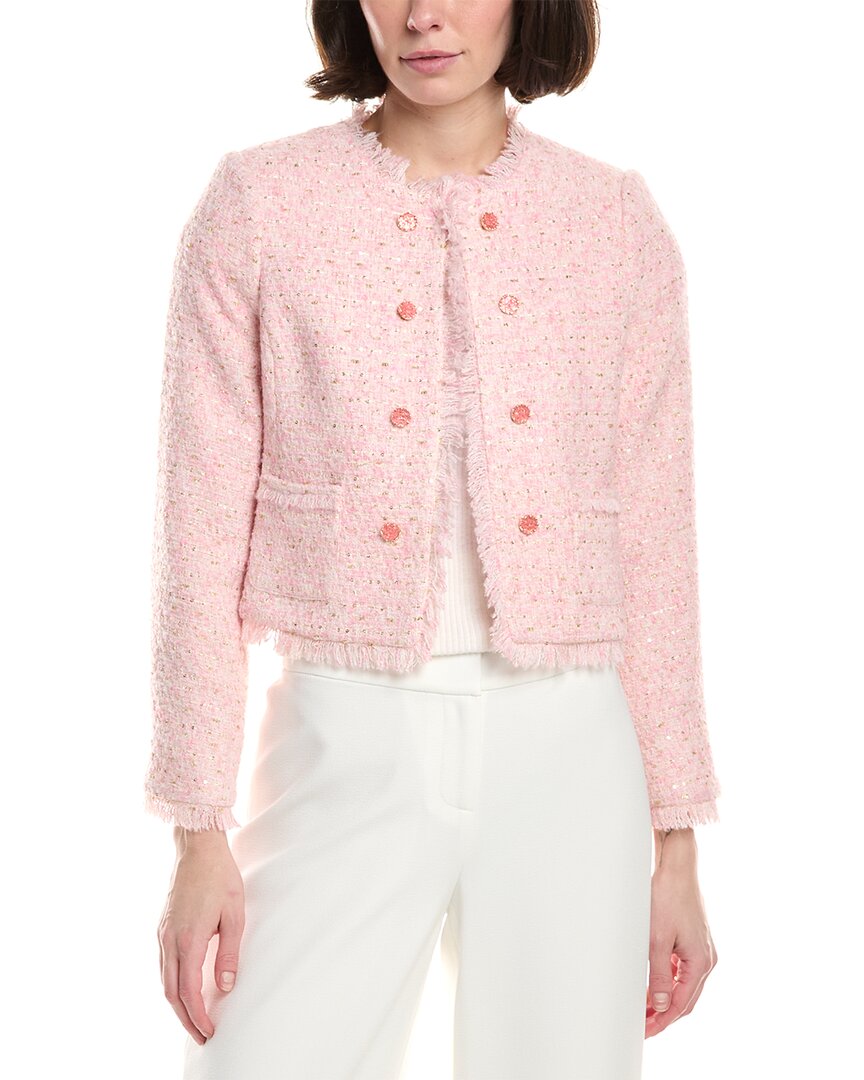 Tahari Asl Petite Casual Wool-Blend Jacket