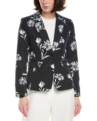 Tahari Asl Petite Sateen Blazer