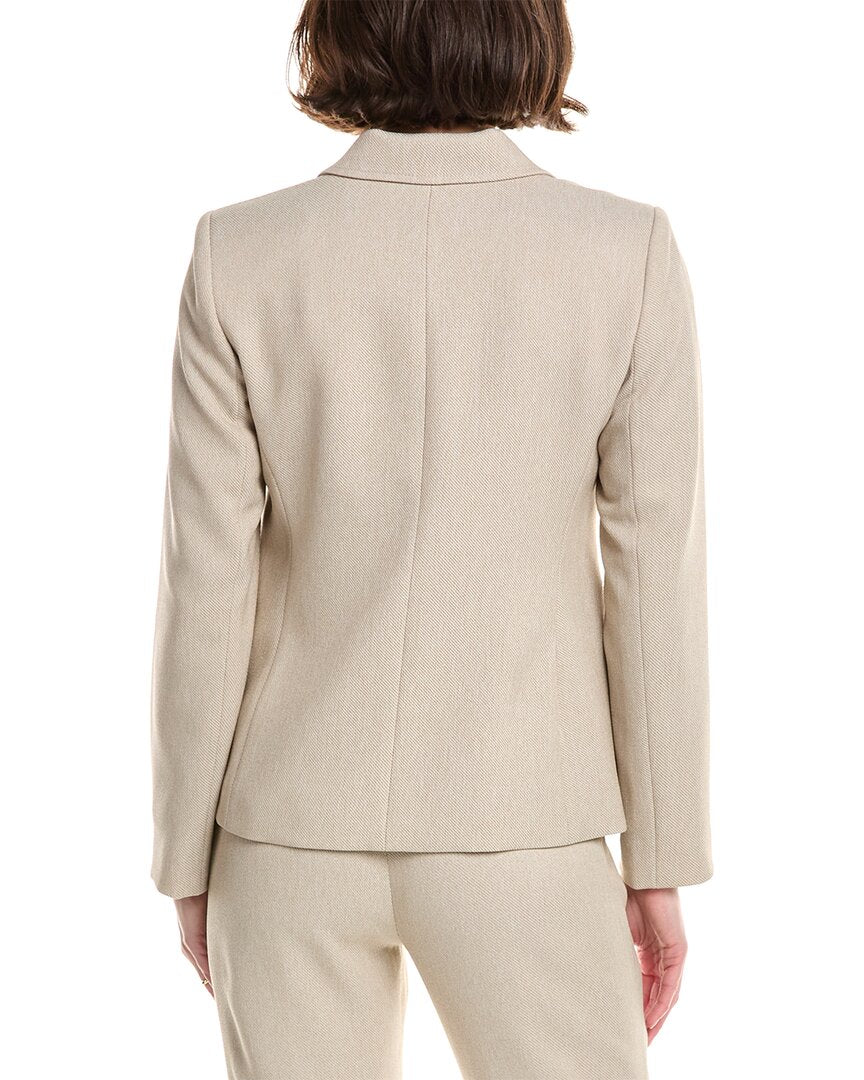 Tahari Asl Petite Twill Blazer