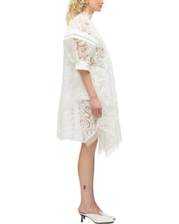 3.1 Phillip Lim Corded Embroidered Lace Flounce Mini Dress