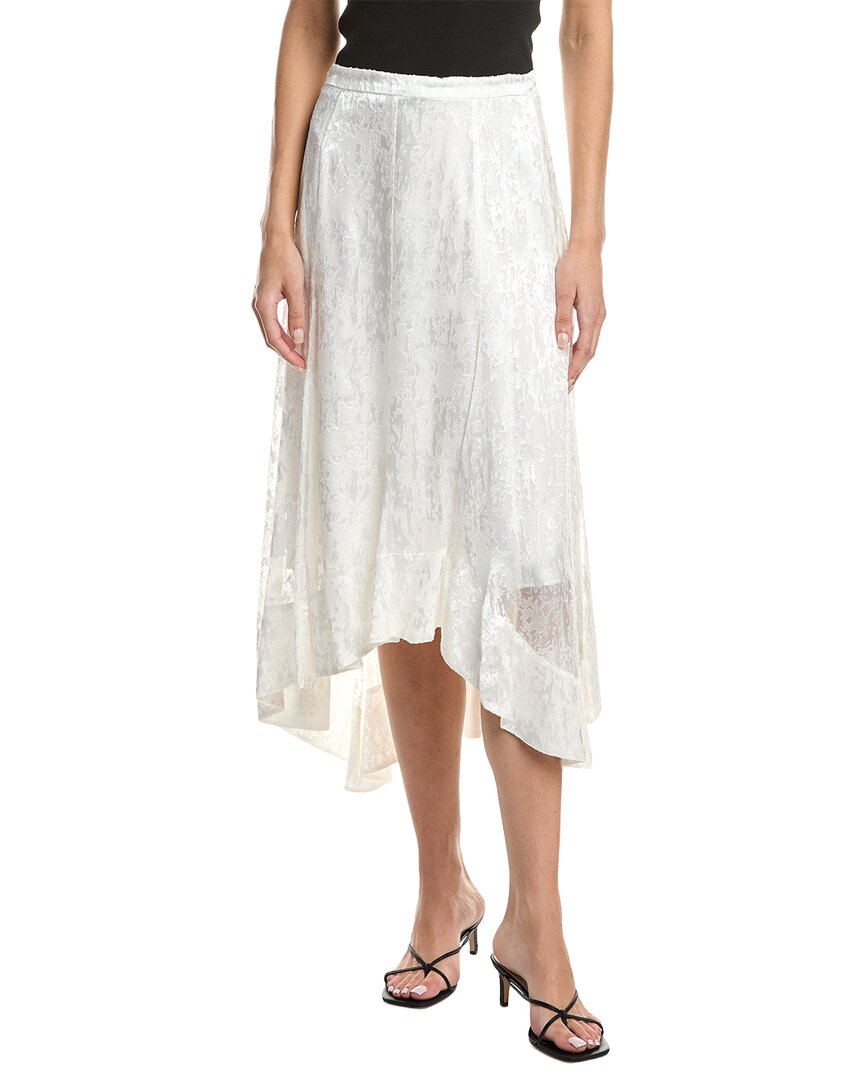 3.1 Phillip Lim Abstract Textured Devore Asymmetric Silk-Blend Dress