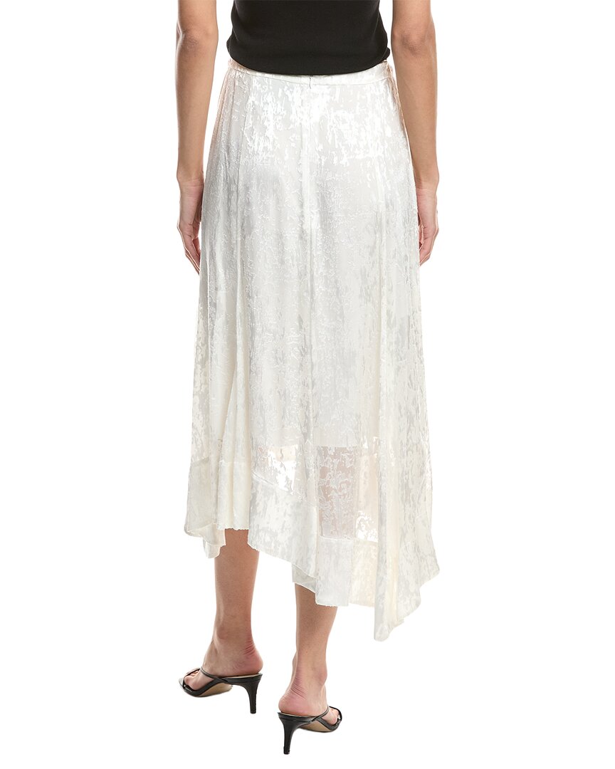 3.1 Phillip Lim Abstract Textured Devore Asymmetric Silk-Blend Dress