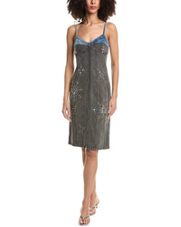 3.1 Phillip Lim Liberty Two-Toned Denim Slip Dress